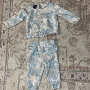 Calvin Klein Baby 12 Month Blue Set